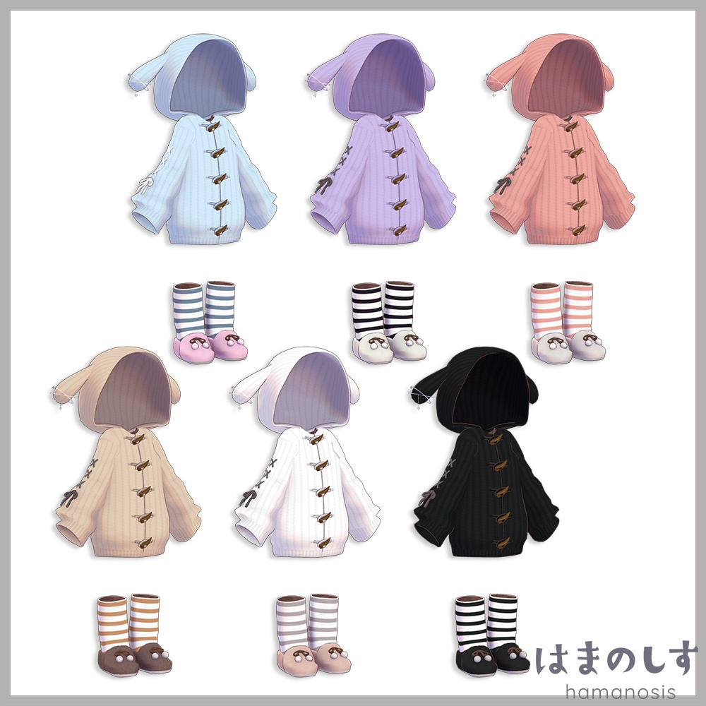 わっふるヘア ＆ コズミックうさちゃん 【 髪型 + 衣装 / 髪型