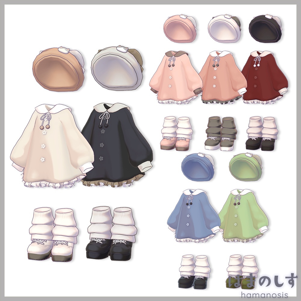 みつあみボブ & スモールレディ 【 髪型 / 衣装 】