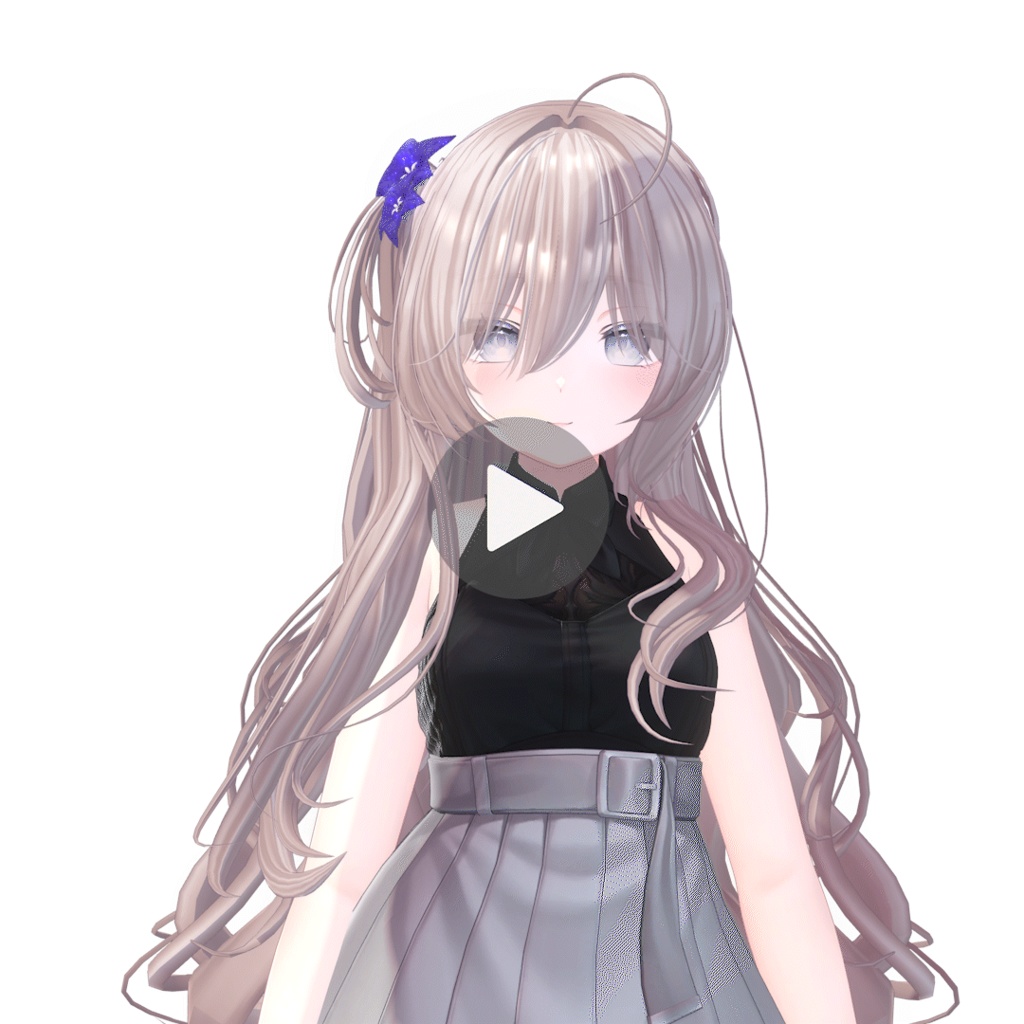 ピーチヘア 【 髪型 / ロングヘア / サイドポニーテール 】