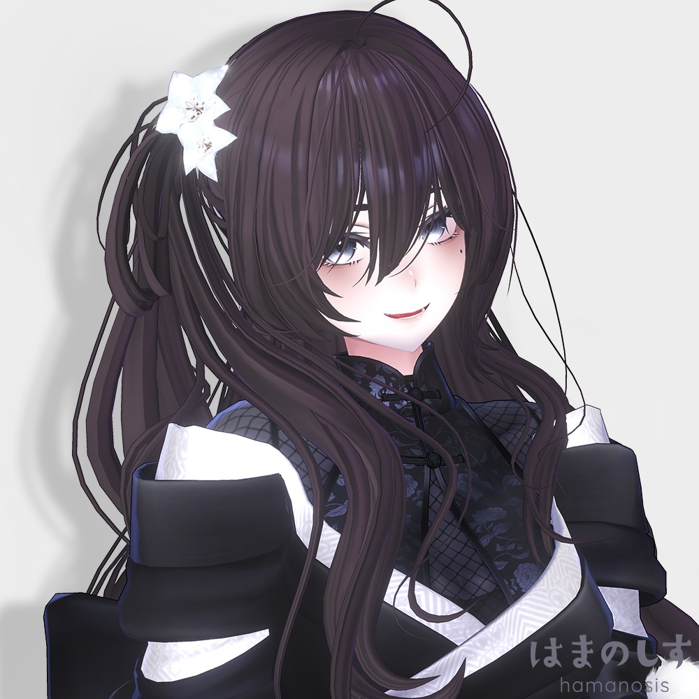 ピーチヘア 【 髪型 / ロングヘア / サイドポニーテール 】