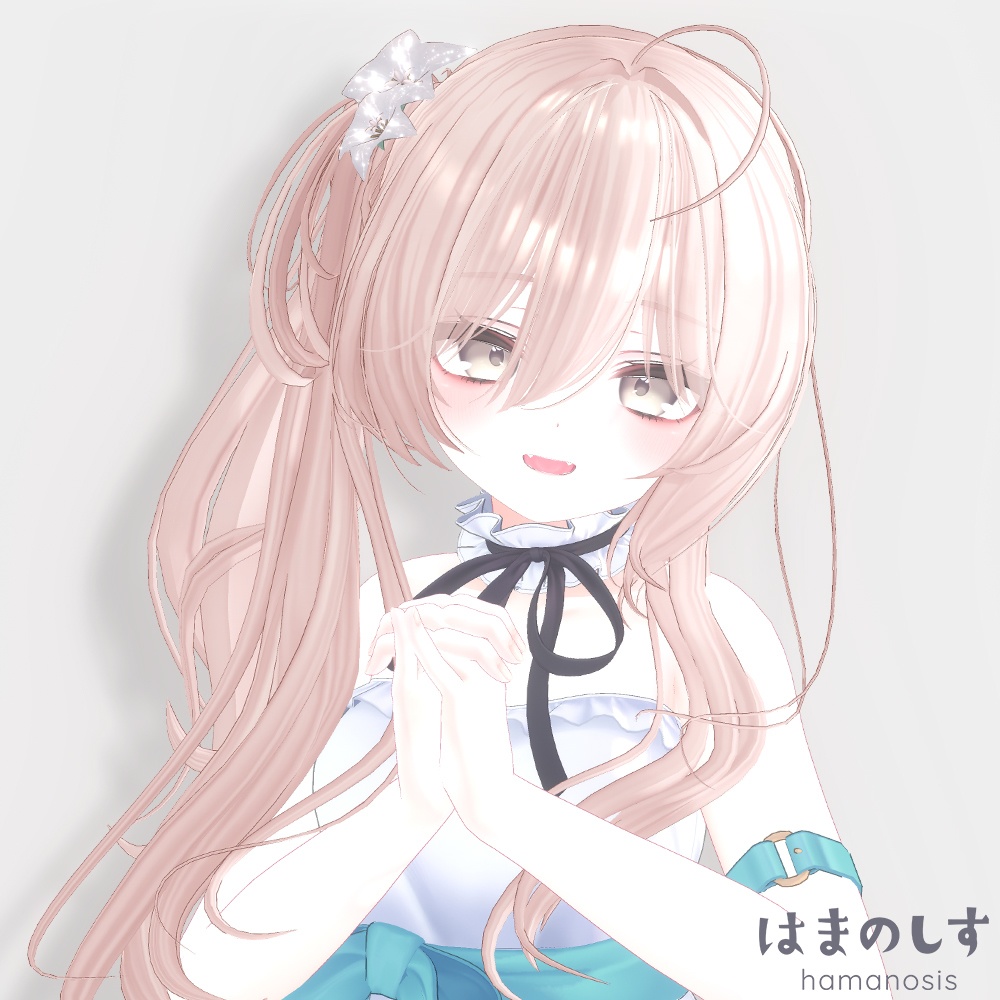 ピーチヘア 【 髪型 / ロングヘア / サイドポニーテール 】