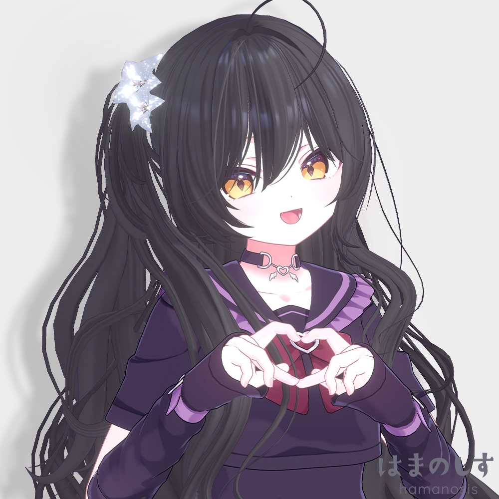 ピーチヘア 【 髪型 / ロングヘア / サイドポニーテール 】