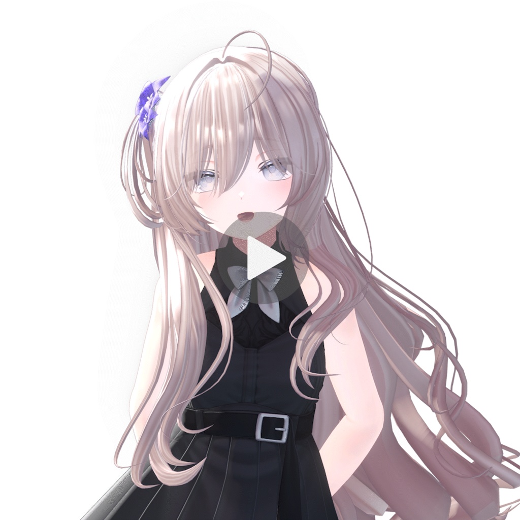 ピーチヘア 【 髪型 / ロングヘア / サイドポニーテール 】