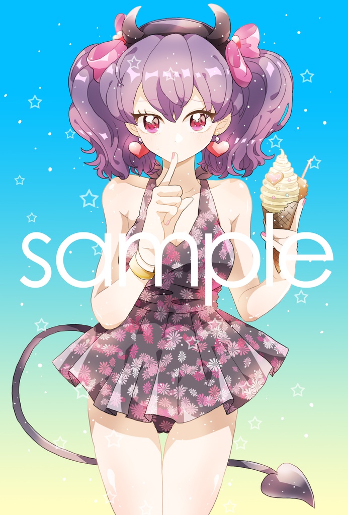 アバリータ水着ポストカード Milk Mountain Booth