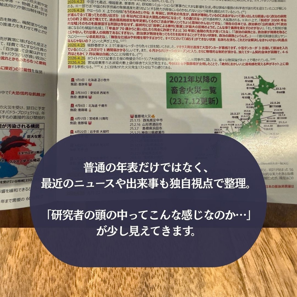 おもしろ歴史図表 2026年度上期版
