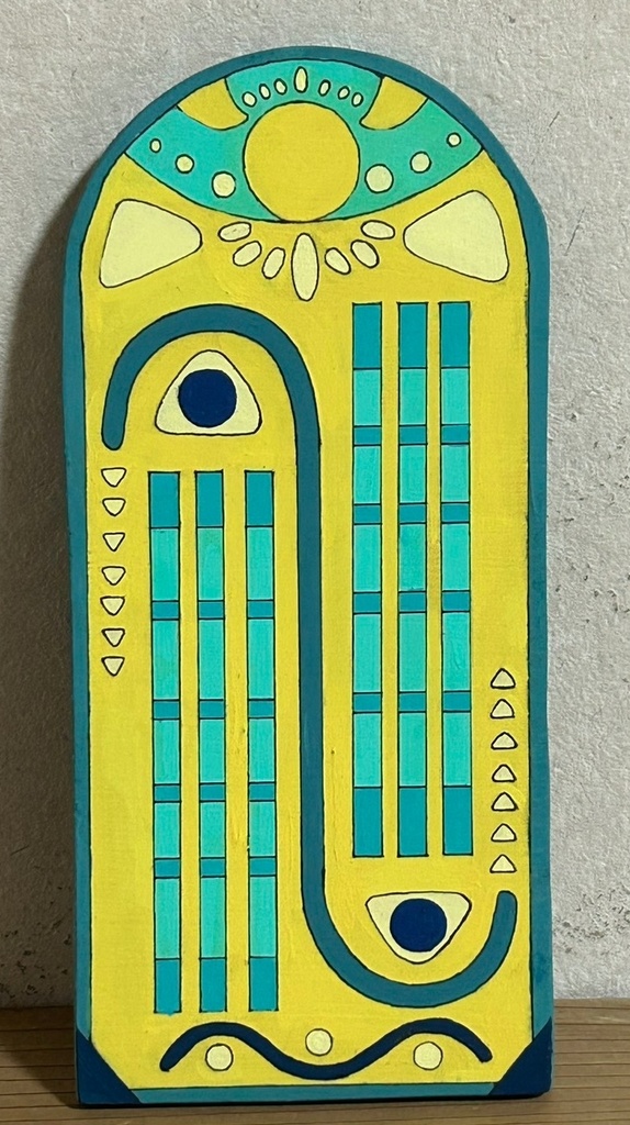 【アクリル原画】「ひかり、見つめる」