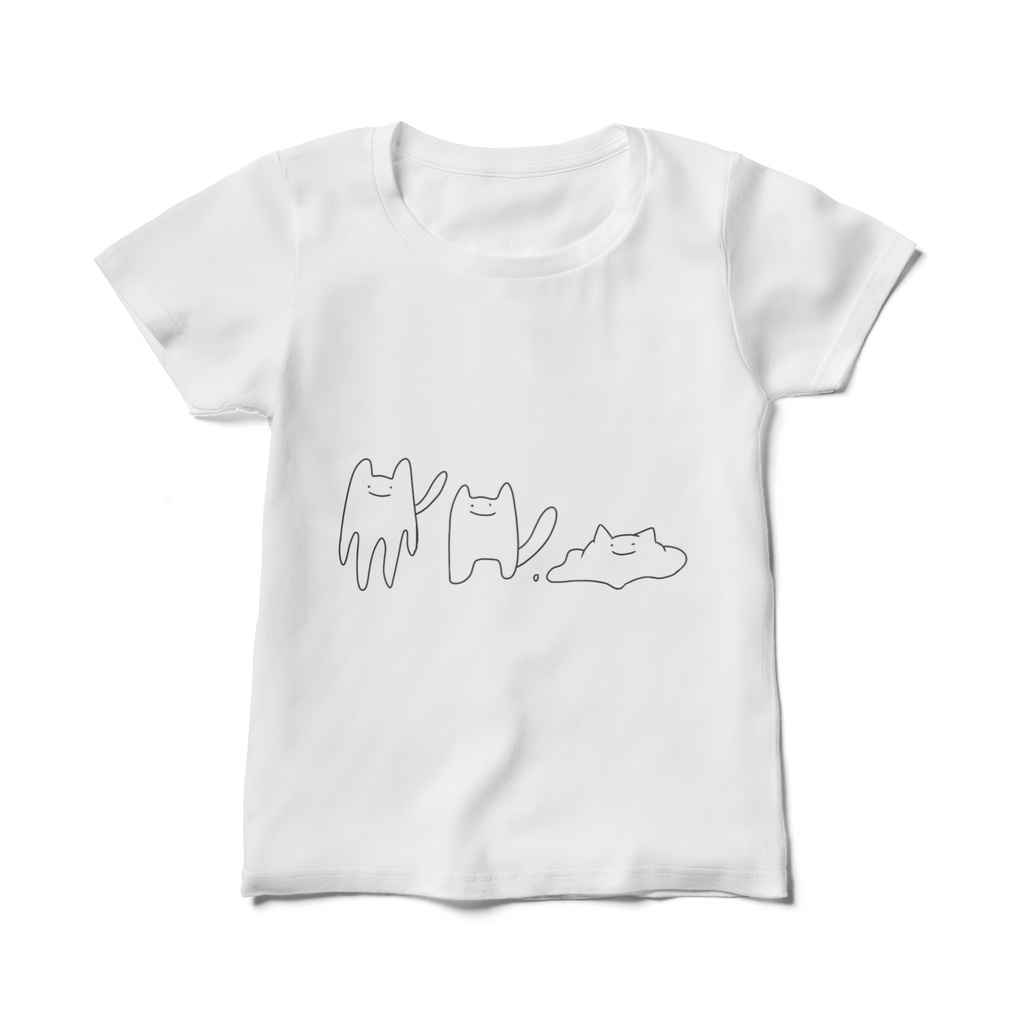 ゆるいねこTシャツ