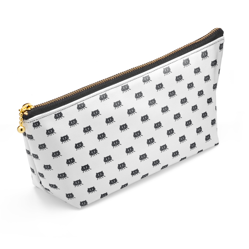 ねこくらげポーチ(ブラック)