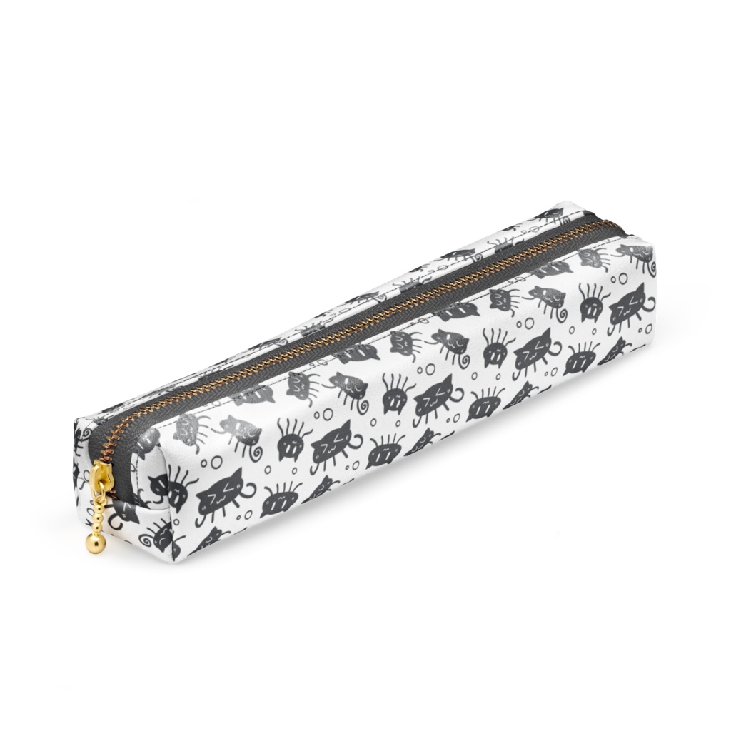 ねこくらげいっぱいペンケース