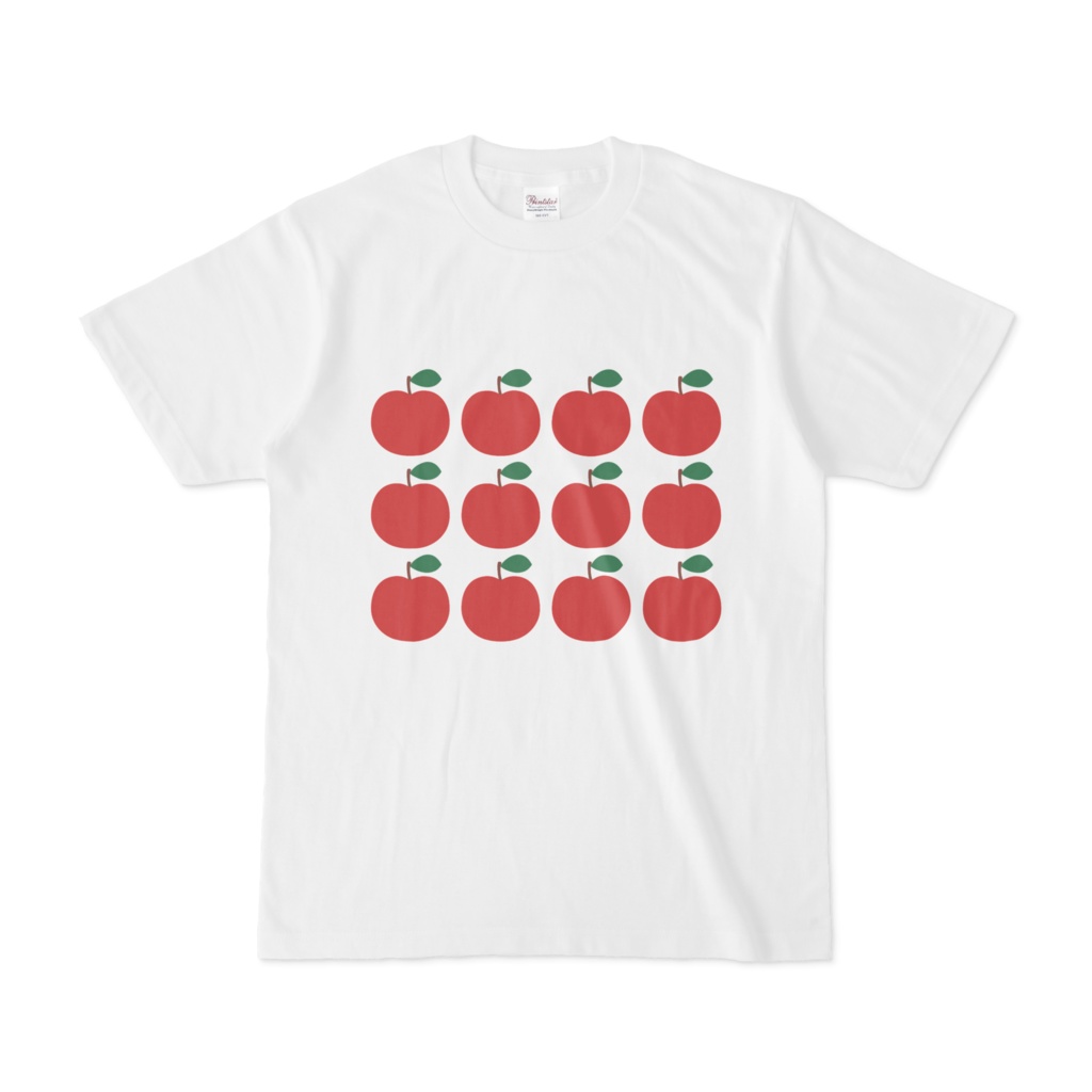 りんご柄Tシャツ