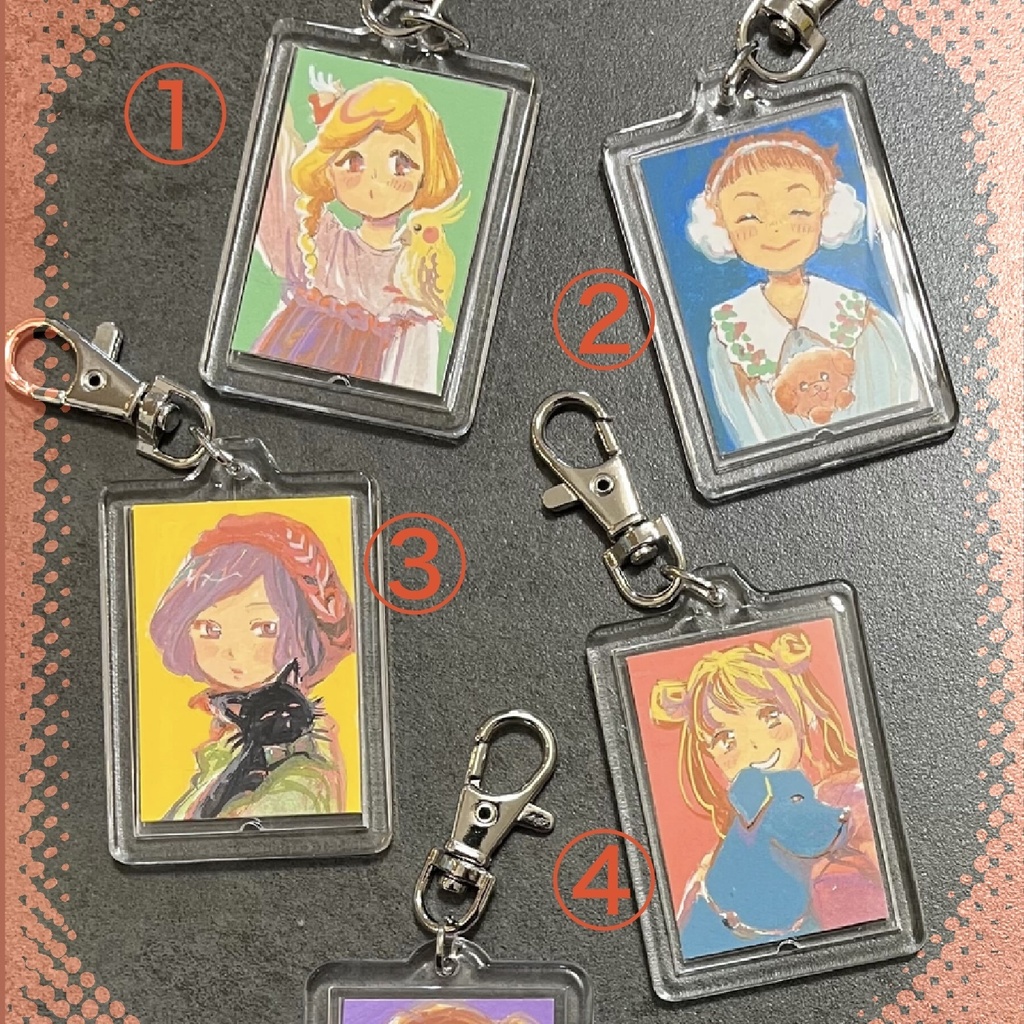 原画キーホルダー