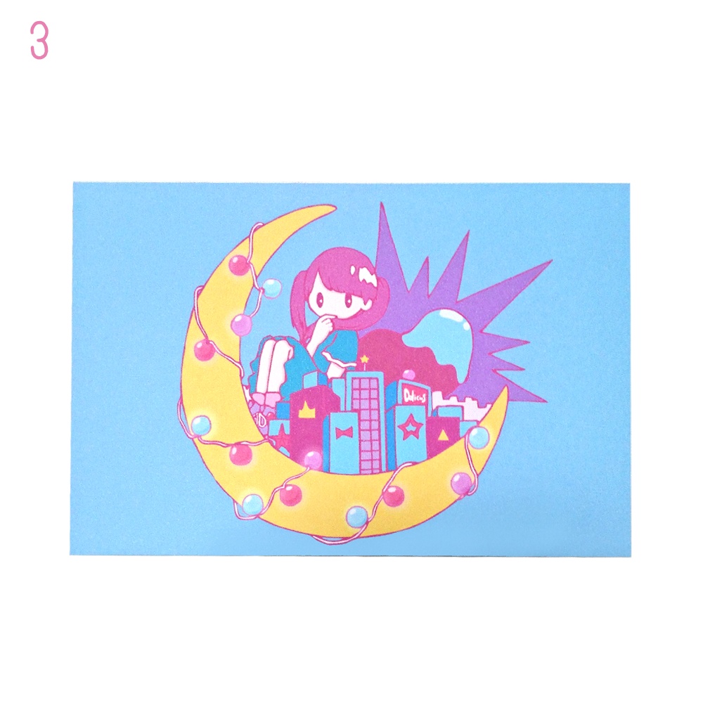 イラストカード(PINK) 1枚〜