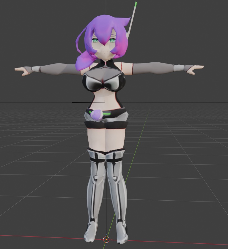 九州そら 3Dモデル