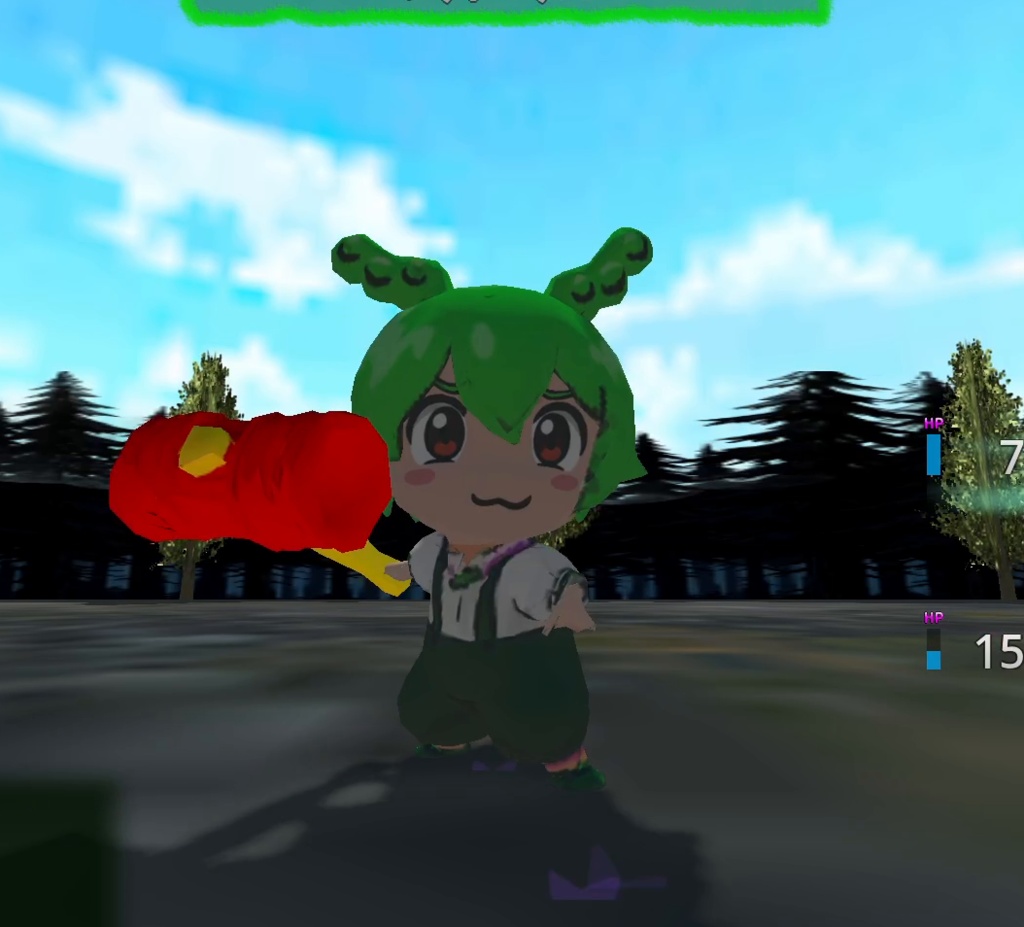 SDずんだもん 3Dモデル