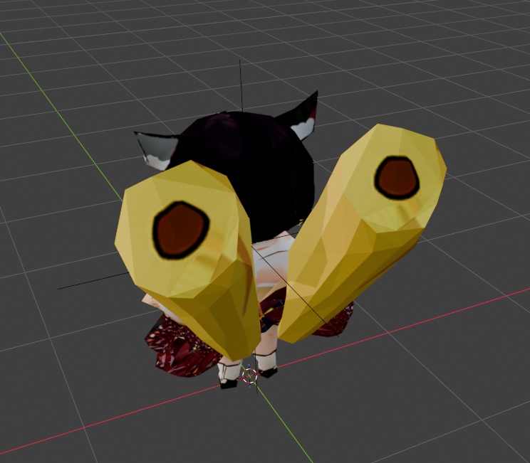 SD東北きりたん 3Dモデル