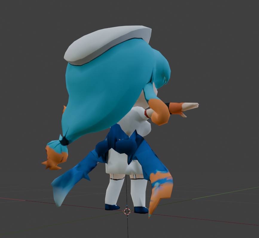 SD雨晴はう 3Dモデル