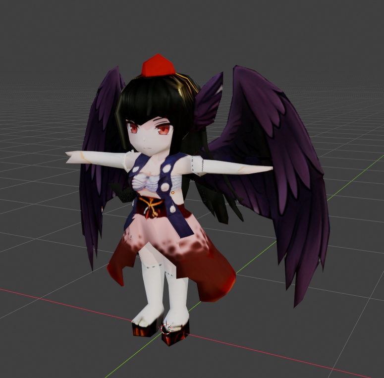SD暗黒大将軍 3Dモデル