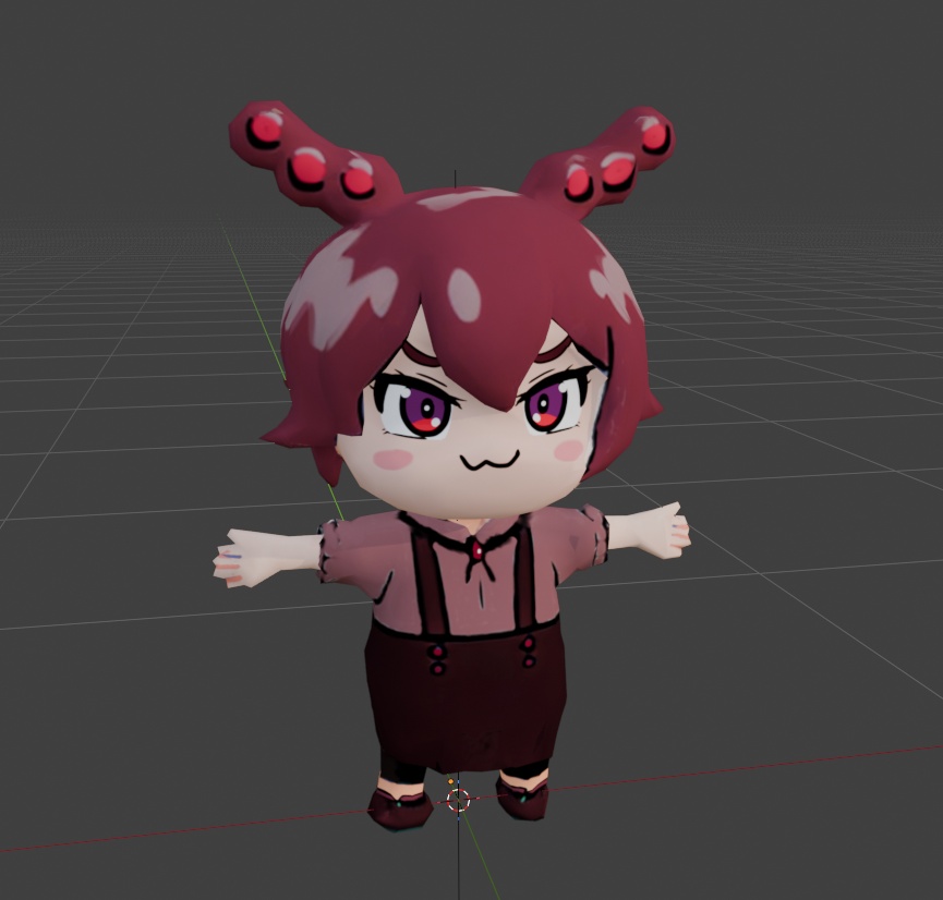 SDあんこもん 3Dモデル