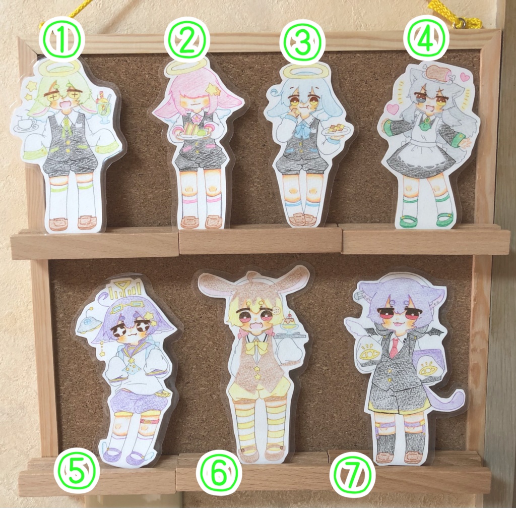 うちの子ラミネートカード