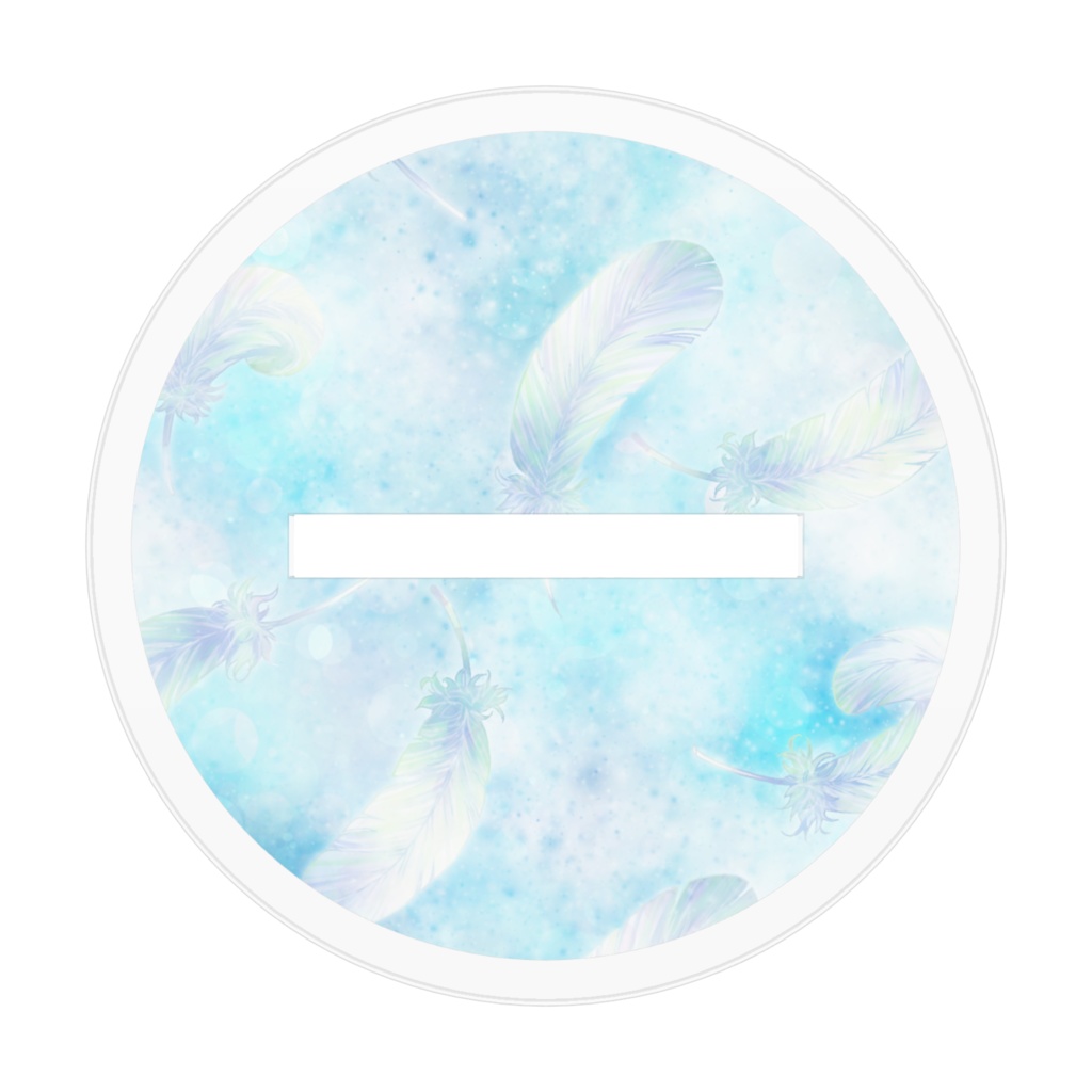 水色うさ天使くんアクリルフィギュア