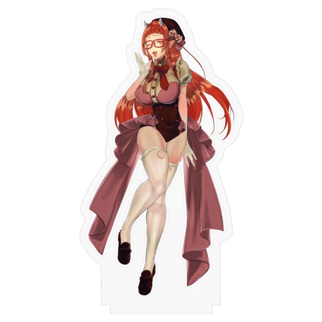 【バレンタイン衣装】アクリルスタンド【#百合ねえさん】