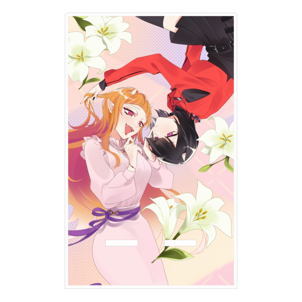 【3周年記念】アクリルスマホスタンド【#百合ねえさん】