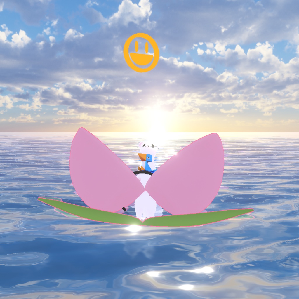 【VRM/cluster対応】どんぶらこ桃