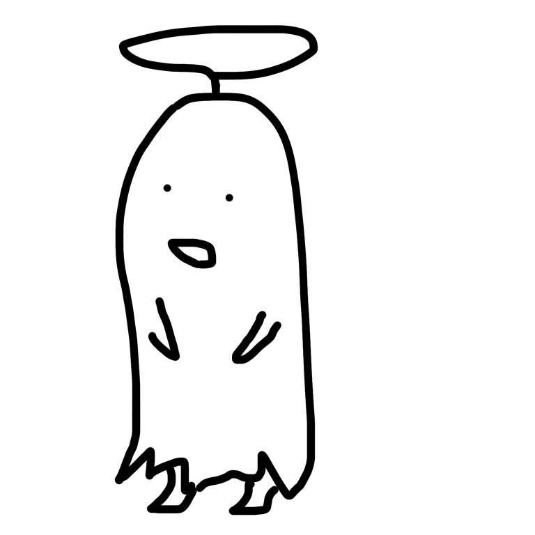 はりがねおばけ 缶バッジ