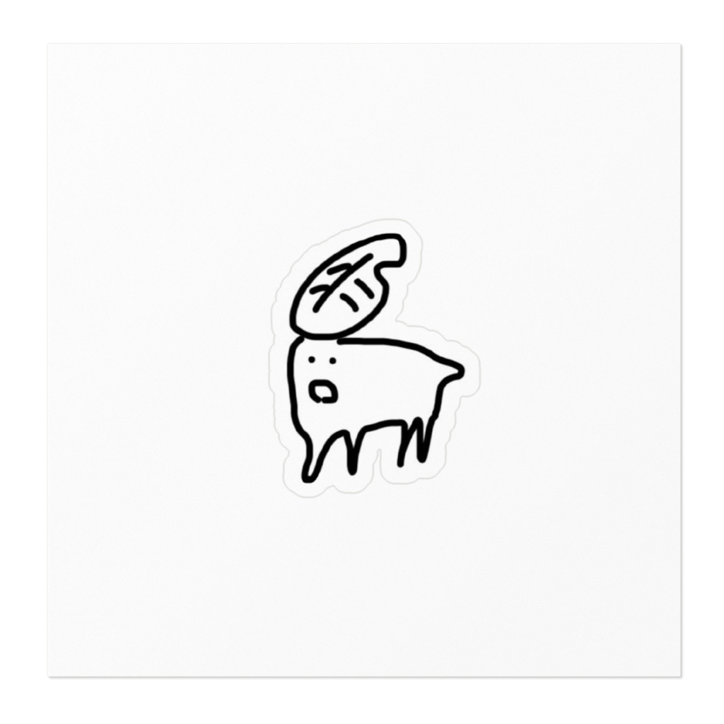 チコリータのような生き物 ステッカー