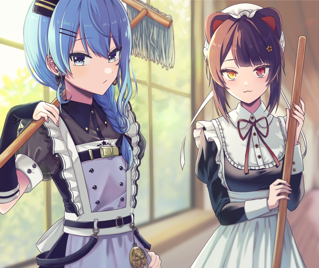 【非公式】戌亥とこ・星街すいせいメガネ拭き【とこまち】