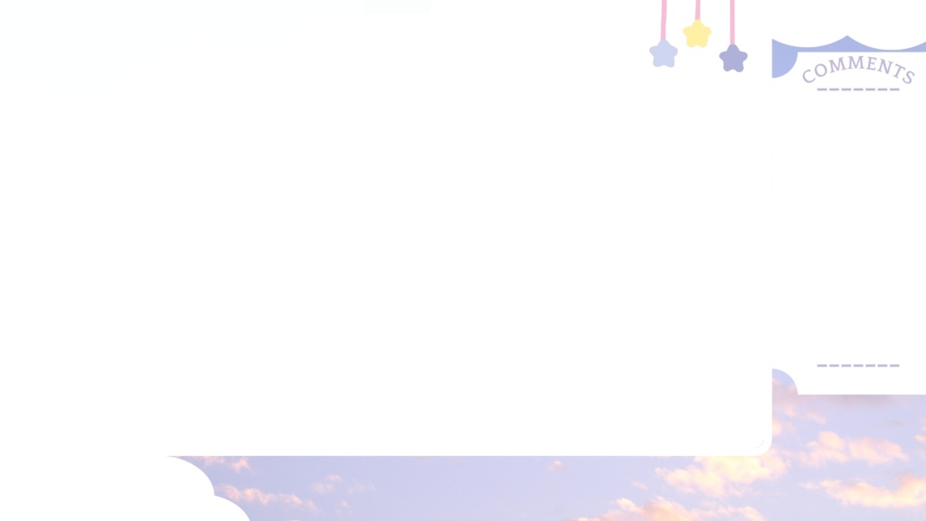 Vtuberさん向け | FREE Cute Overlay's Pack