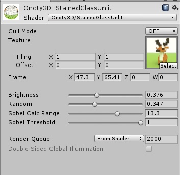 ステンドグラスシェーダー