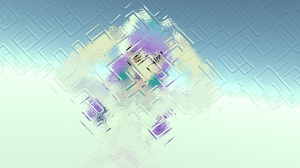 レトロガラスシェーダー