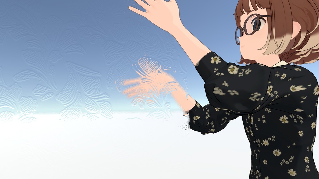 レトロガラスシェーダー