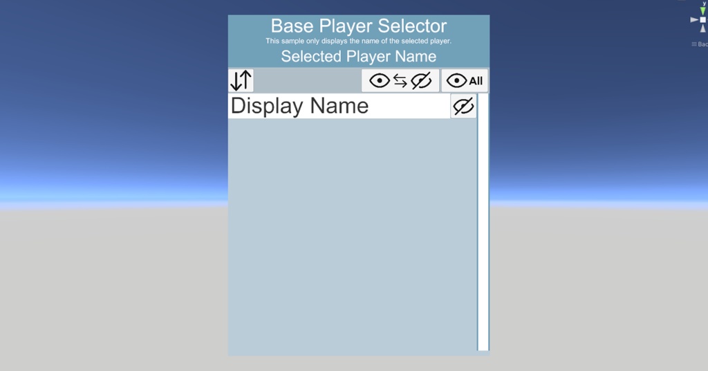 [Udon] Player Selector