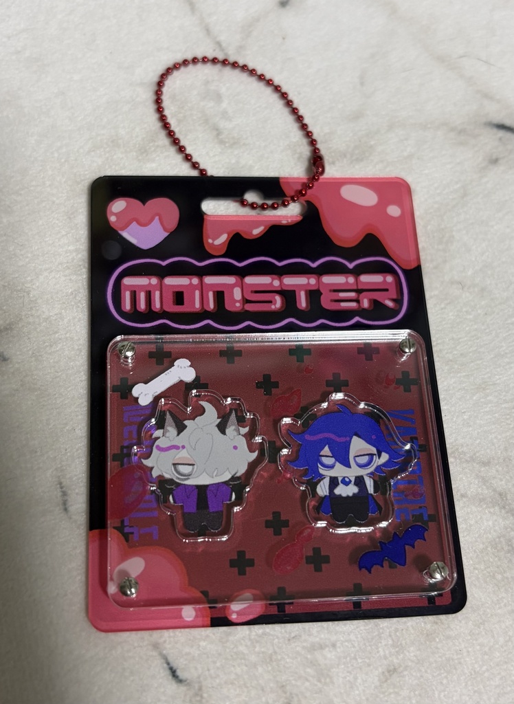 ブリスター風きゅかずアクキー