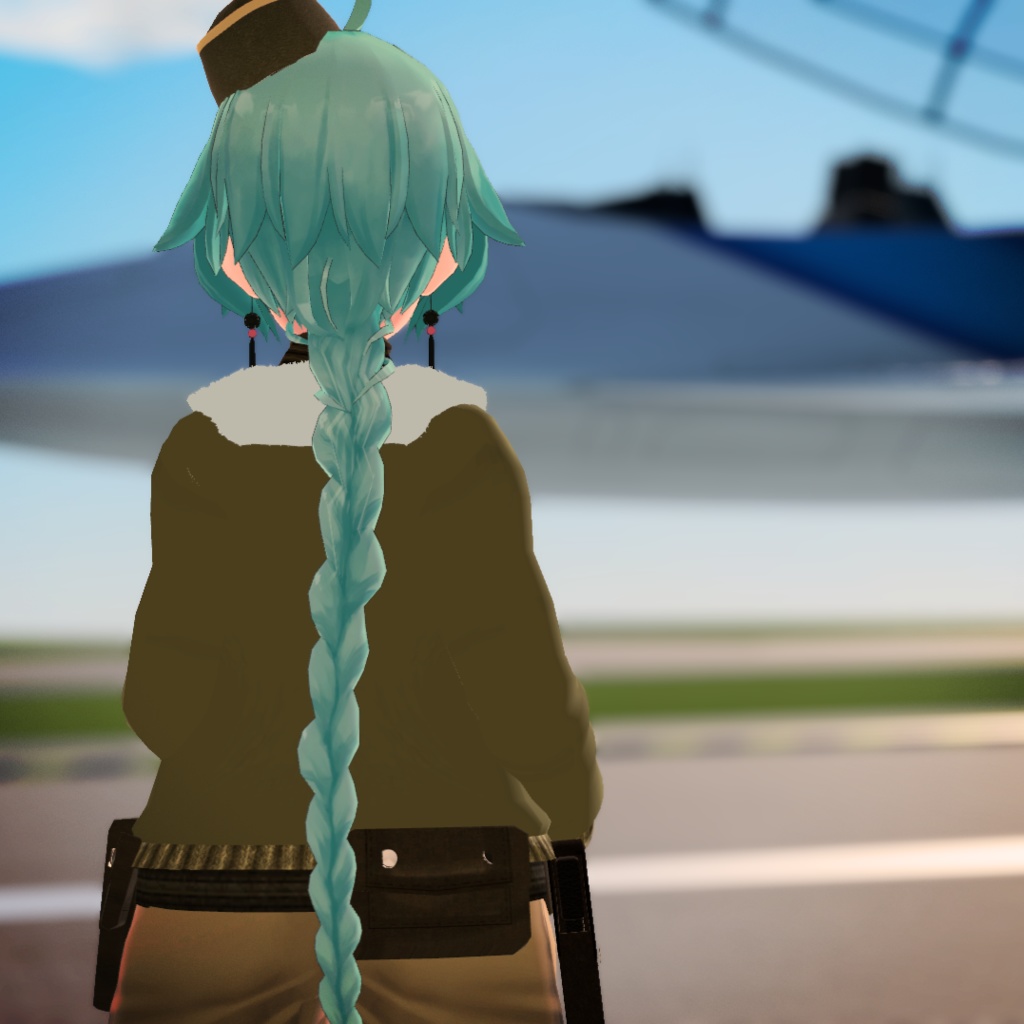 【VRChat想定】フライトジャケット【お着替え用】