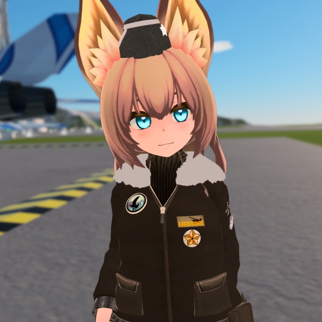 【VRChat想定】フライトジャケット【お着替え用】