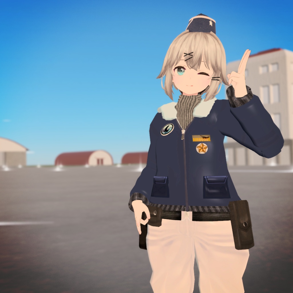 【VRChat想定】フライトジャケット【お着替え用】
