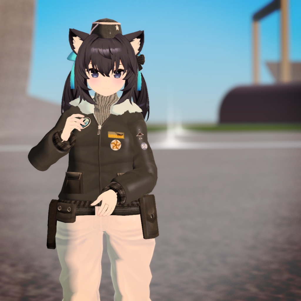 【VRChat想定】フライトジャケット【お着替え用】