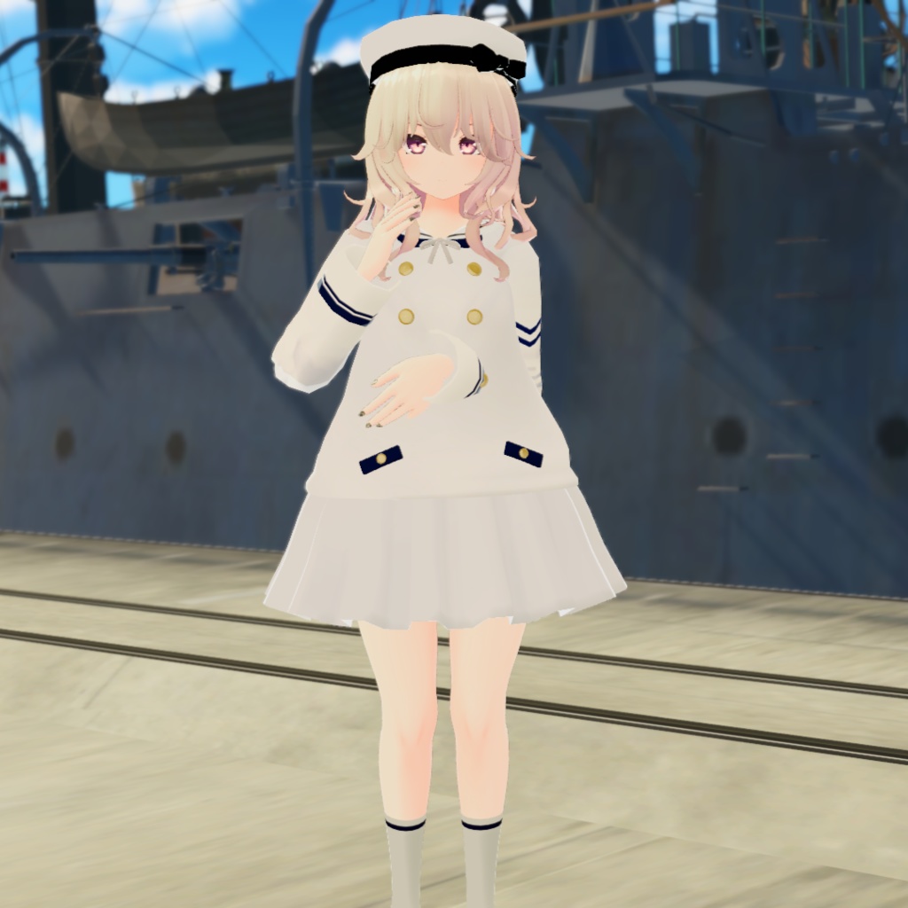 【VRChat想定】セーラマリン【お着替え用】