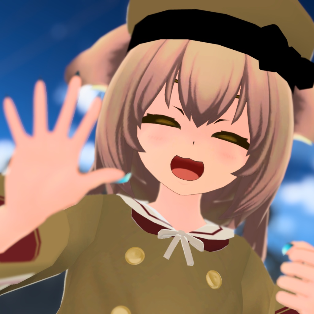 【VRChat想定】セーラマリン【お着替え用】