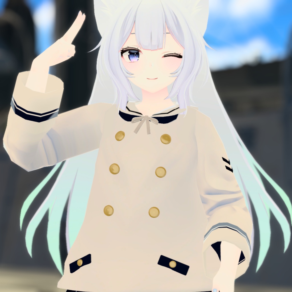 【VRChat想定】セーラマリン【お着替え用】
