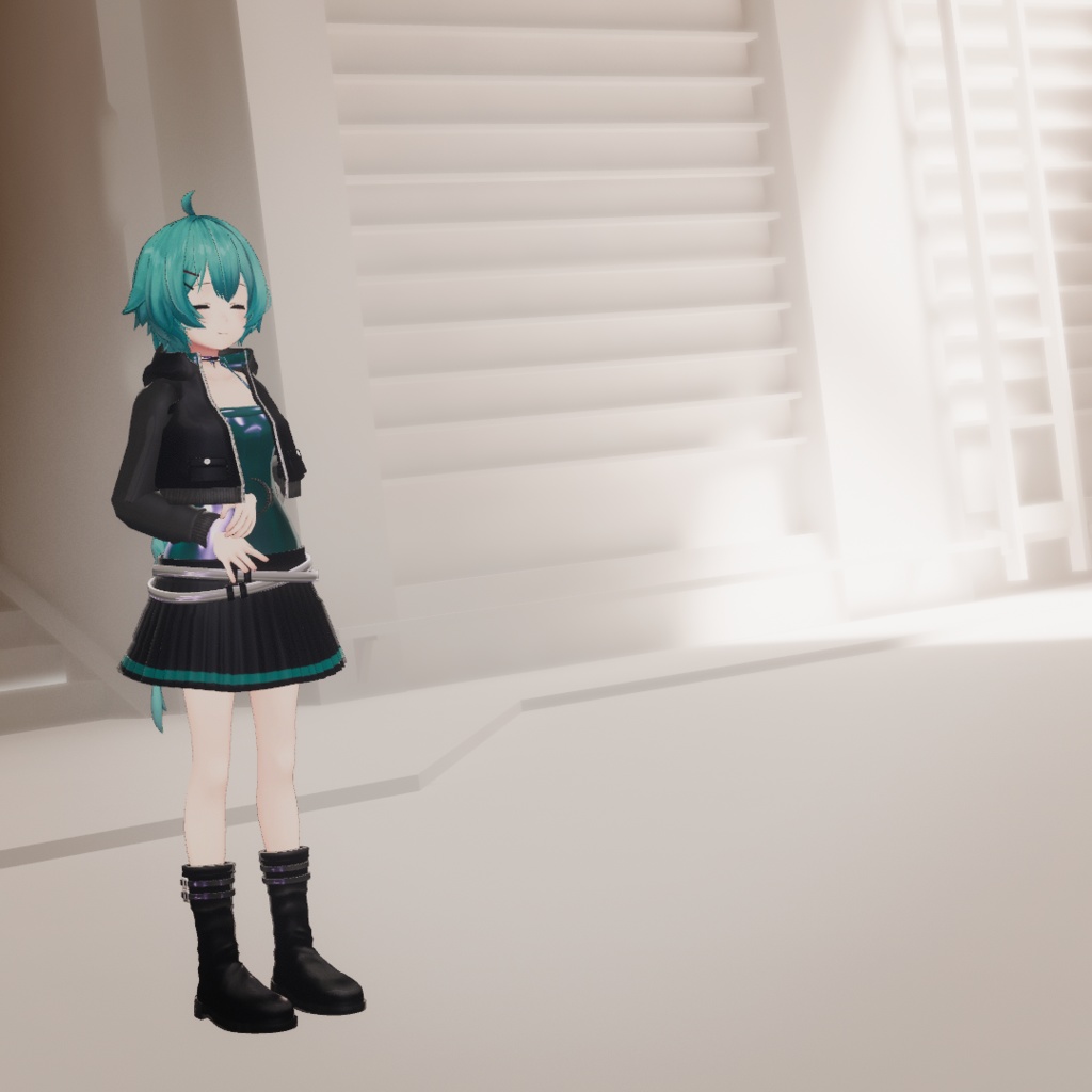 【VRChat想定】ジャケットスタイル【お着替え用】