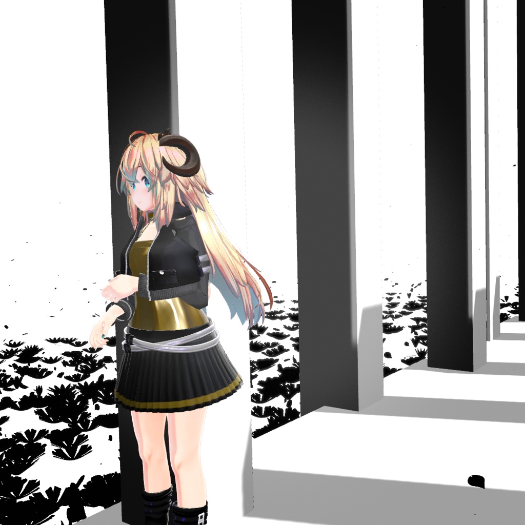 【VRChat想定】ジャケットスタイル【お着替え用】