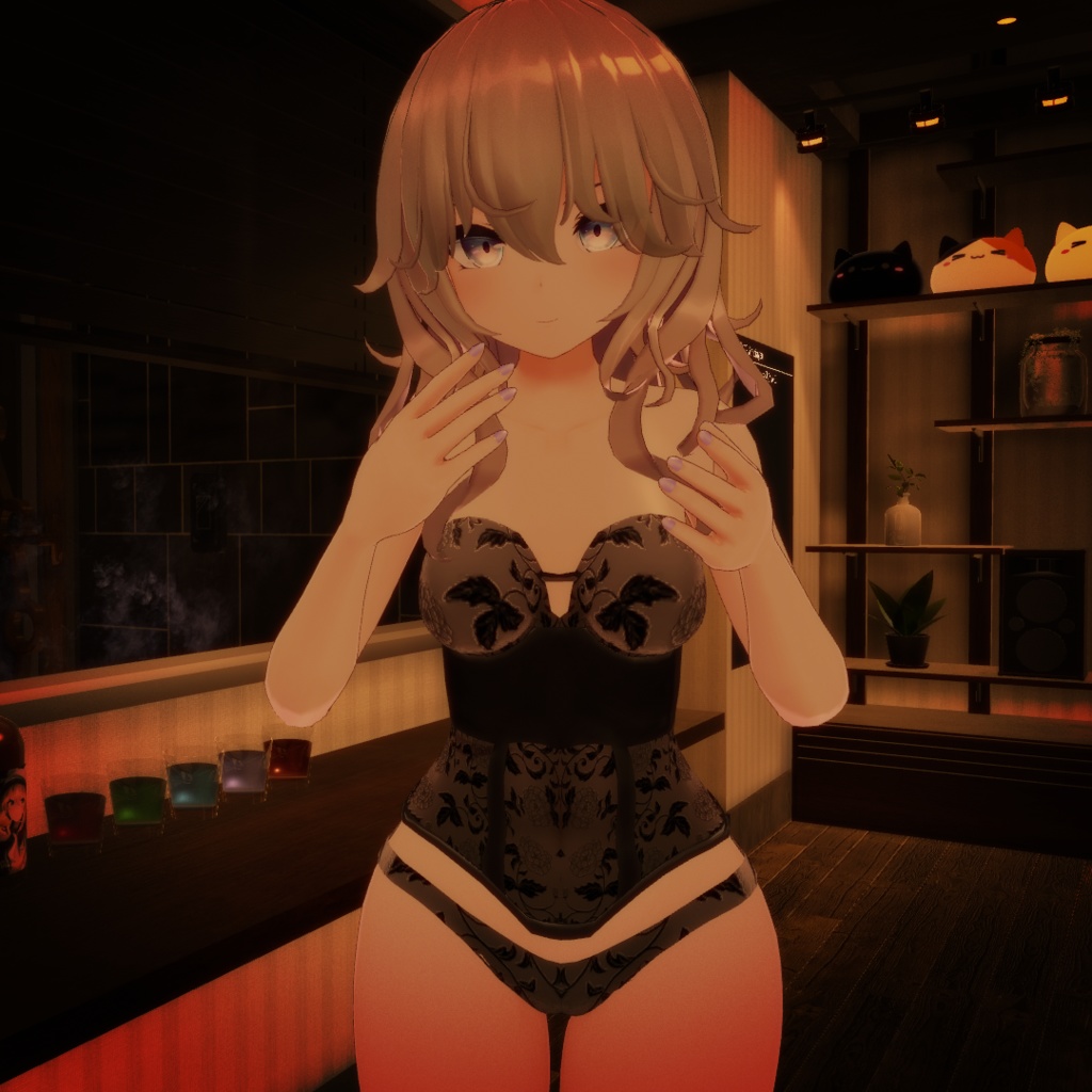 【FLASTOREアバター向け】ビスチェランジェリー