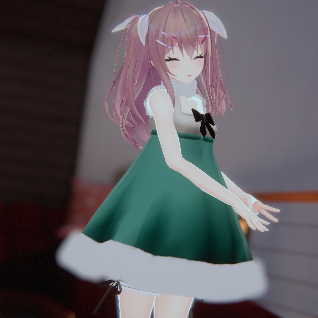 【VRChat想定】キュートウィンター【お着替え用】