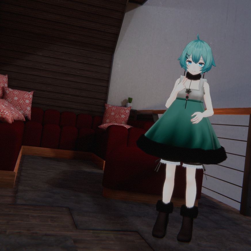 【VRChat想定】キュートウィンター【お着替え用】