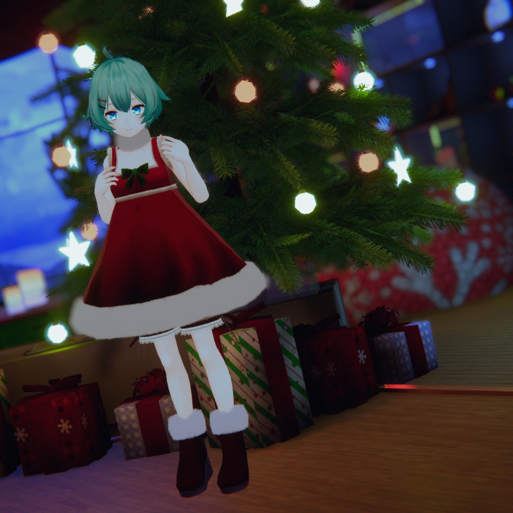 【VRChat想定】キュートウィンター【お着替え用】