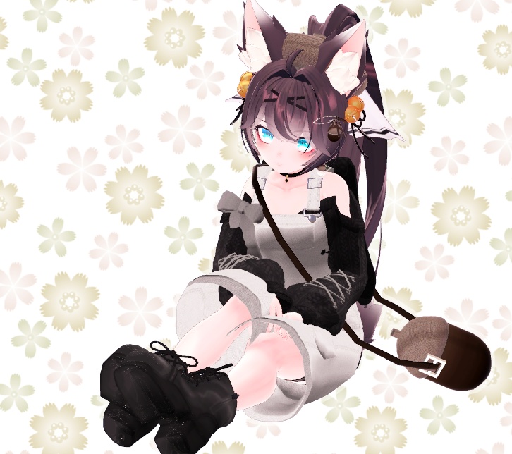 【VRChat想定】どんぐり【アクセサリー小物】